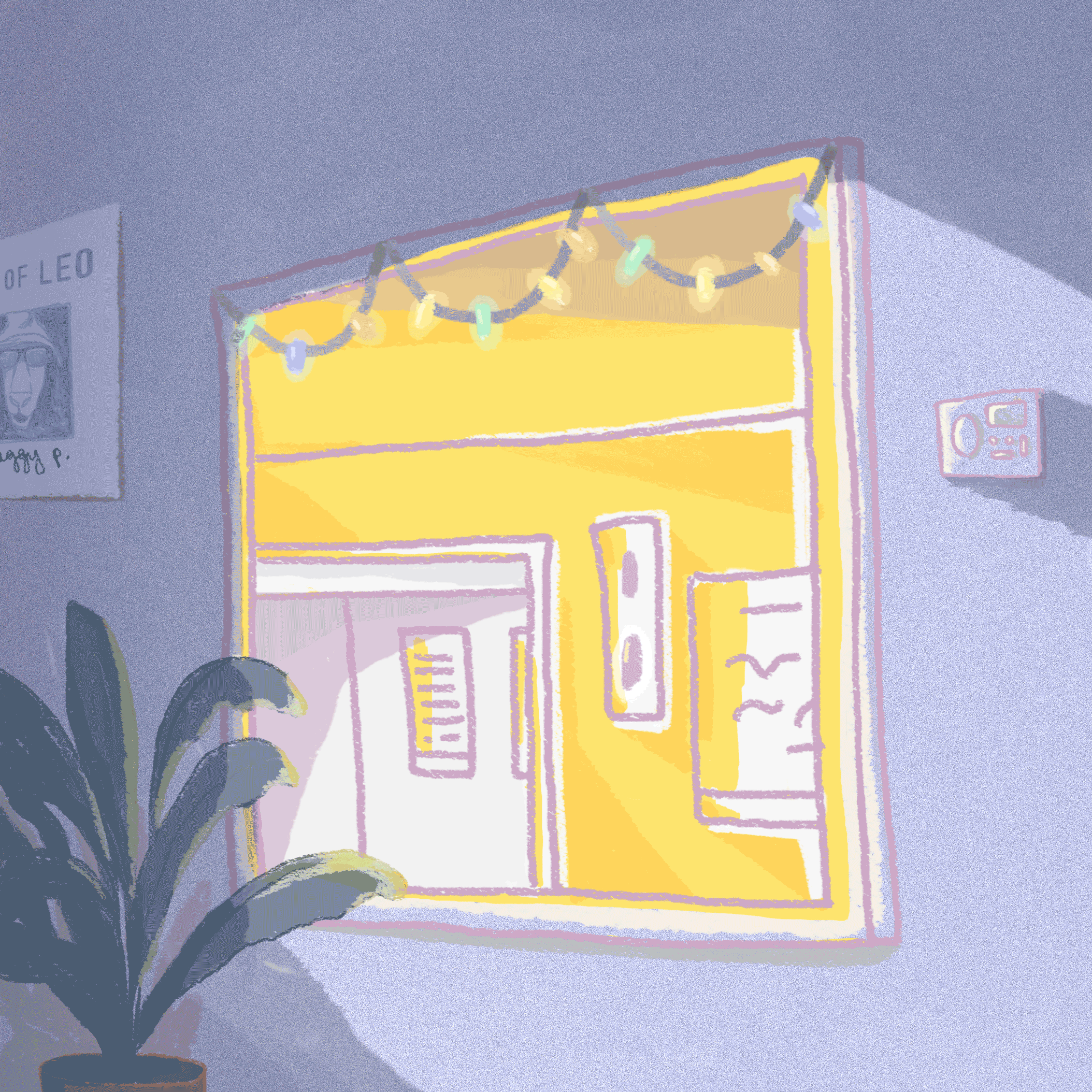 A gif artwork I made. See if you can spot the subtle animation!